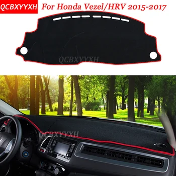

Car Styling Dashboard Avoid Light Pad Polyester For Honda Vezel HRV 2015-2017 Instrument Platform Desk Cover Protective Mats