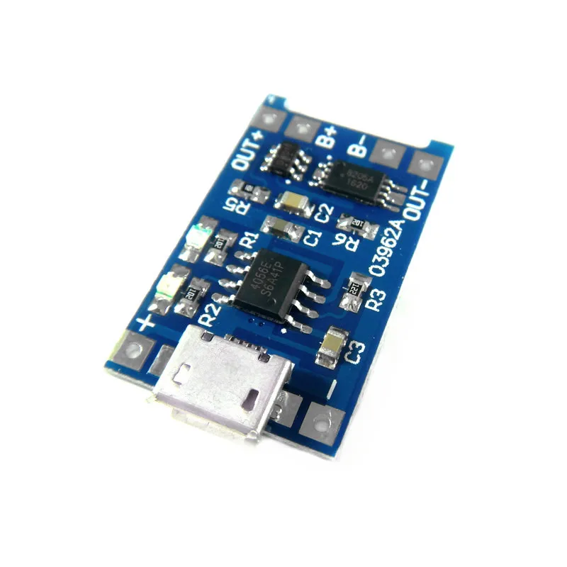 

5pcs KJ276 5V 1A Micro USB 18650 Lithium Battery Charging Board Charger Module+Protection Dual Functions