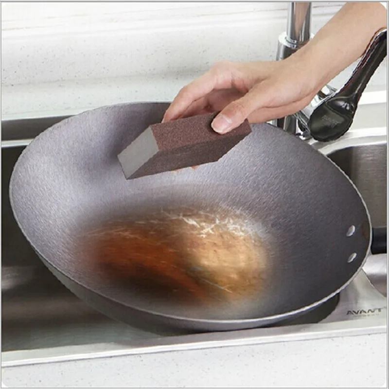1pcs Sponge Kitchen Nano Emery Magic Clean Rub The Pot Except Rust Focal Stains Sponge|cleaning magic sponge|stain |