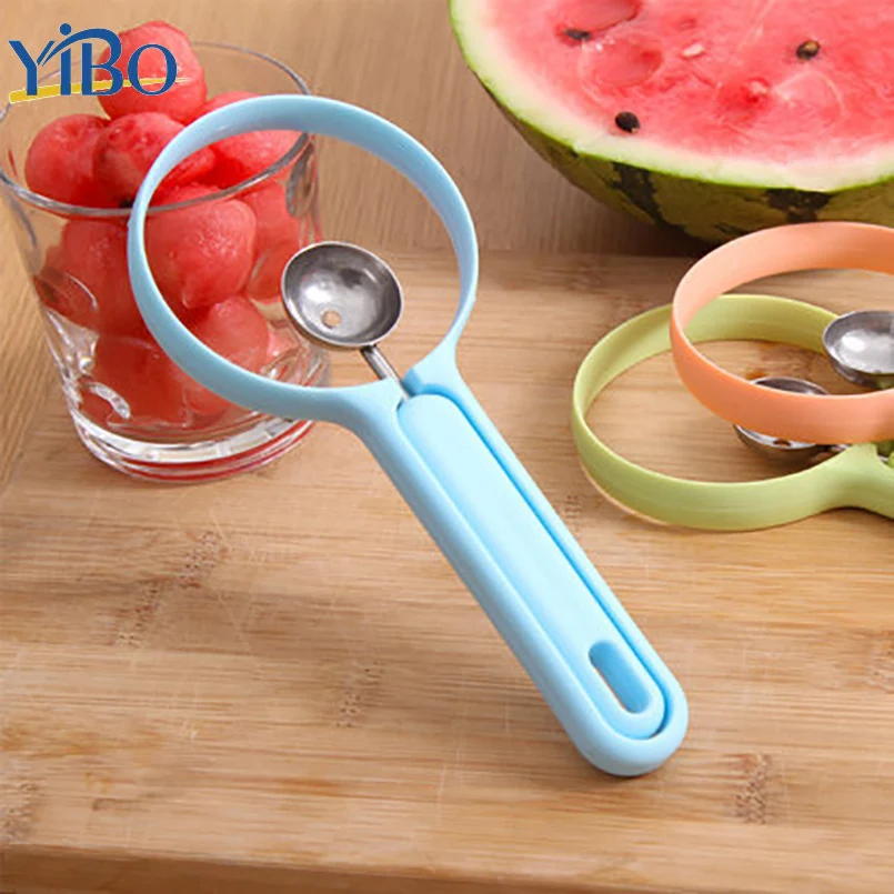 

2in1 Fruits Scoop&Peeler Melon Baller Ice Cream Spoon Watermelon Seed Remover Melon Spoon Fruit Cutter Kitchen Gadgets