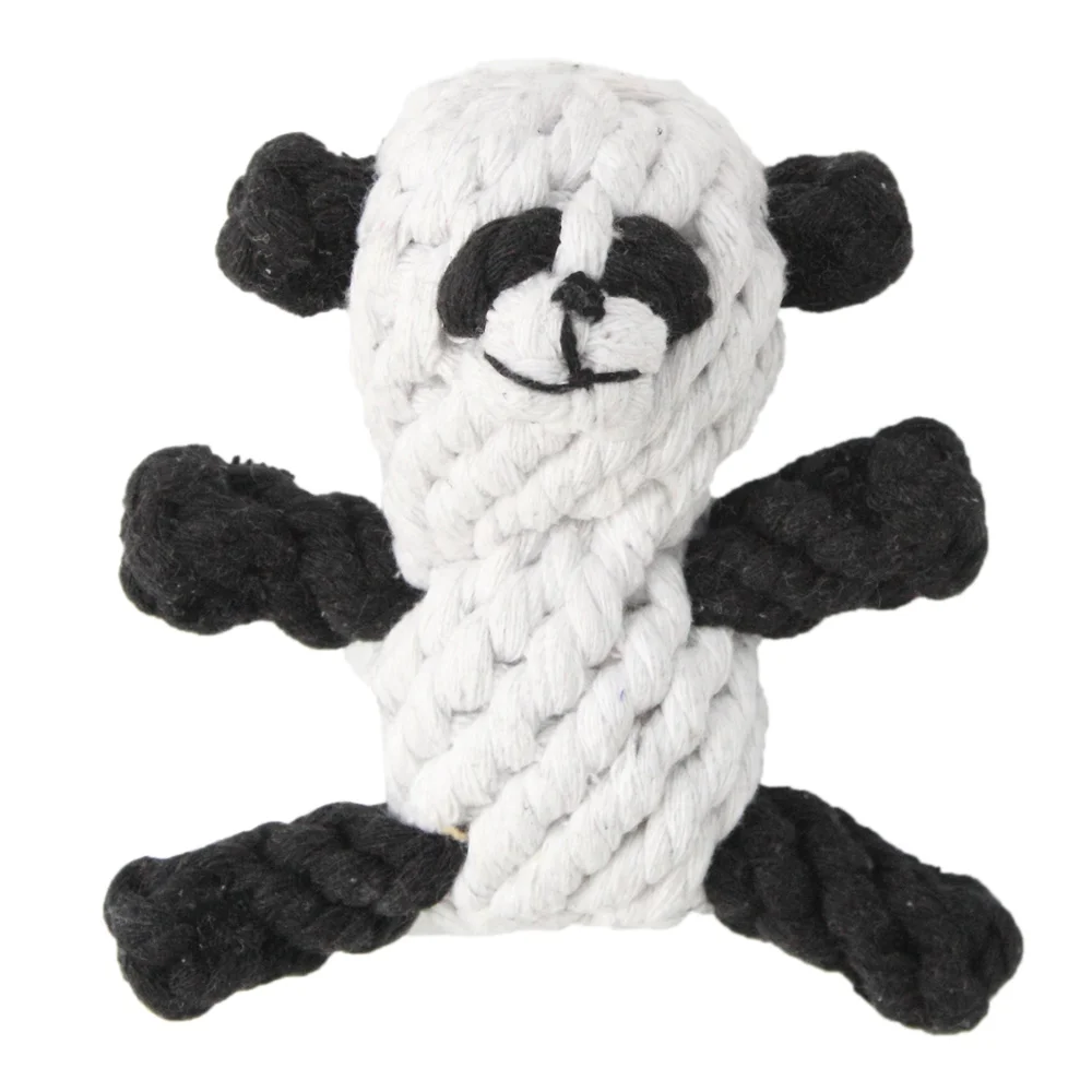 

Dog Chew Toy Black And White Panda Hemp Rope Dogs Tug Rope Chews Toys For Dogs 6181022 Pet Accessories