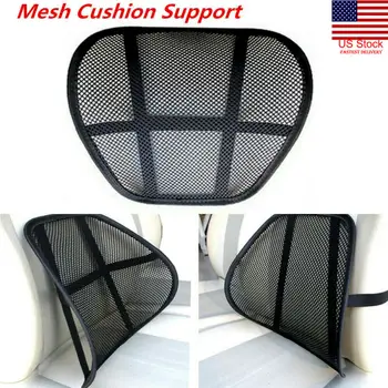 

2019 Newest Car Office Seat Chair Massage Back Lumbar Pillow Support Mesh Ventilate Cushion Home Lumbar Support