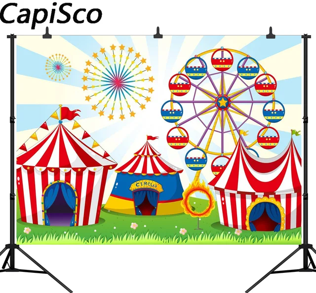 capisco circus tent birthday