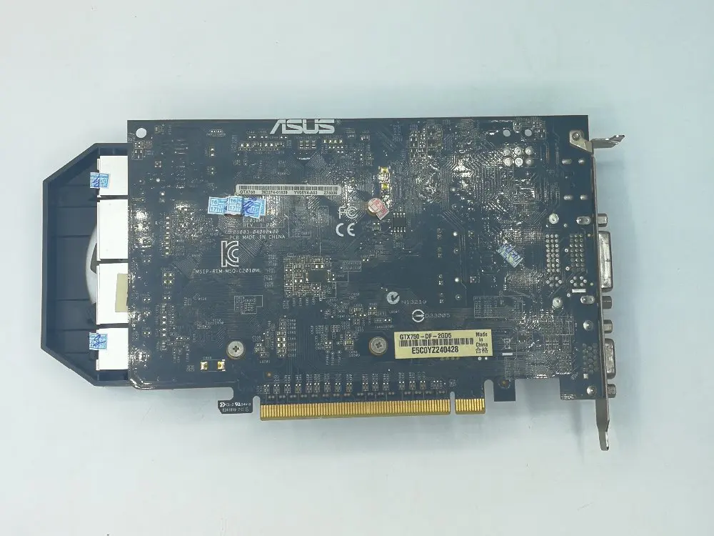 Б/у оригинальная Видеокарта ASUS GTX 750 2048 МБ/2 ГБ 128 бит GDDR5 100% Протестировано