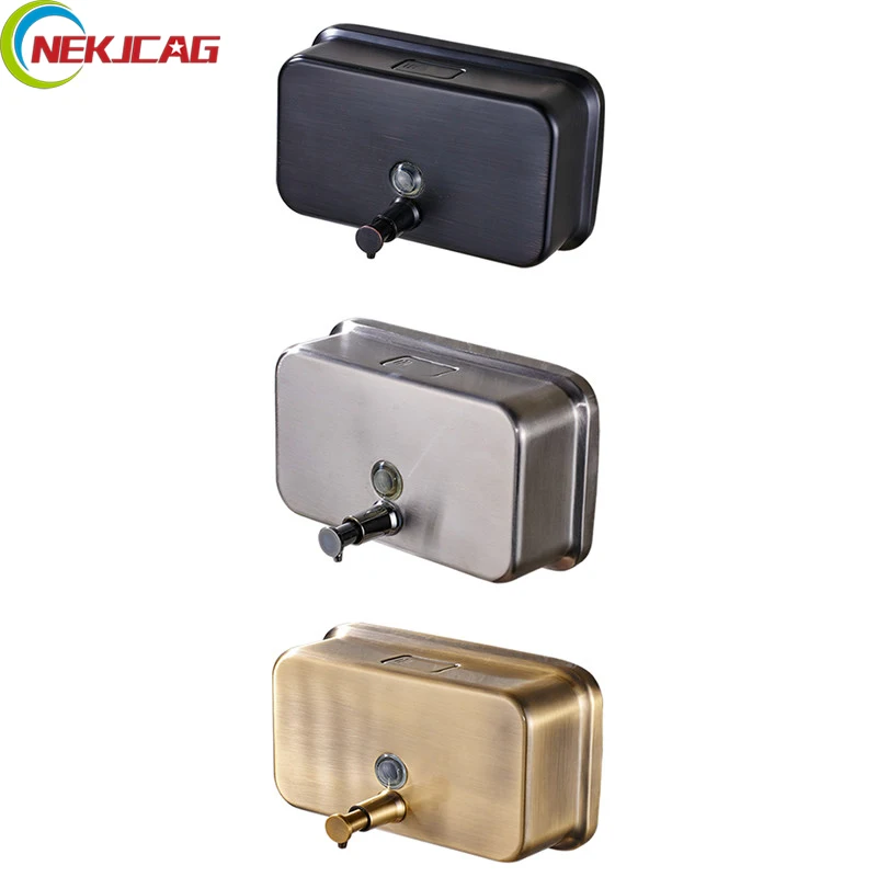 

ORB Wall Mounted Liquid Soap Dispenser Antique Bronze Bathroom Accessories Liquid Dispenser Soap Box 1000ml