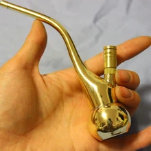 Чистый медный кальян водопровод колба для кальяна Ретро Тыква Персонализированные портативный фильтр для питьевой воды