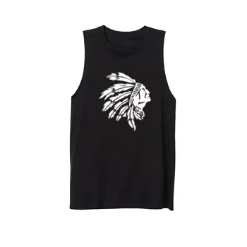 

Womens Indian Face Aborigines Workout Casual Tank Vest Sleveless Tops Shirts
