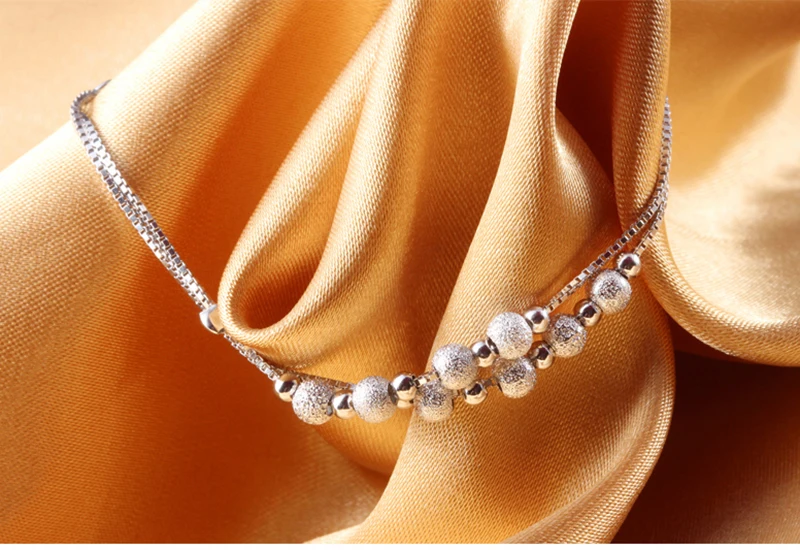 Sinya 925 Sterling Silver Bracelets pulseiras for Women Girls lover gift sl82 (6)