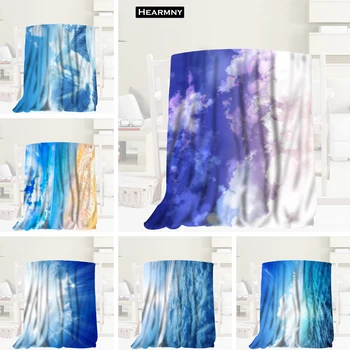 

HEARMNY Blue Sky Blanket Sleep Cover Blankets Yoga Office Sofa Blanket Bed Cover Travel Warm Throw Blankets