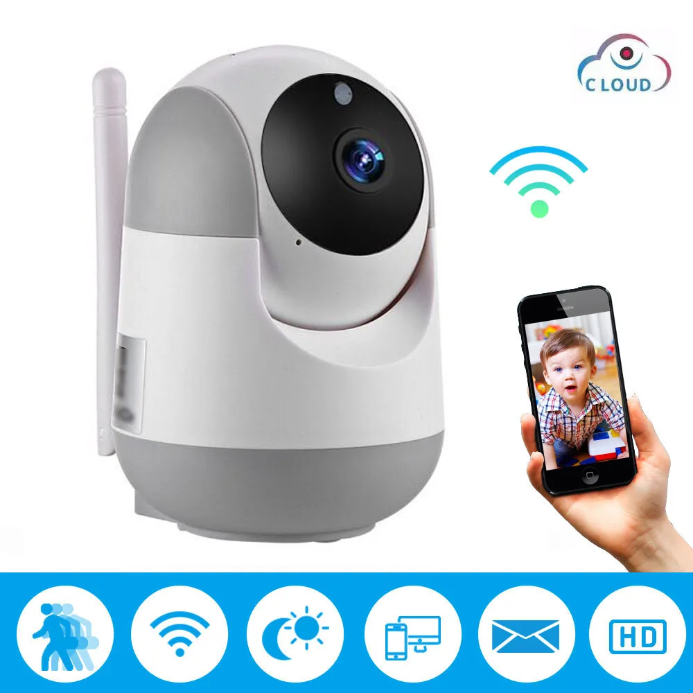 

1080P WIFI Camera Outdoor Auto Tracking CCTV IP Wireless Camera Mini PTZ Dome Two Way Audio IP Wifi Camera Security Surveillance