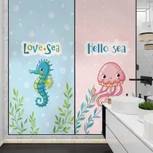 Пользовательский размер памяти детства наклейки полупрозрачные непрозрачного стекла наклейки для ванной скраб электростатического фильм для ванной