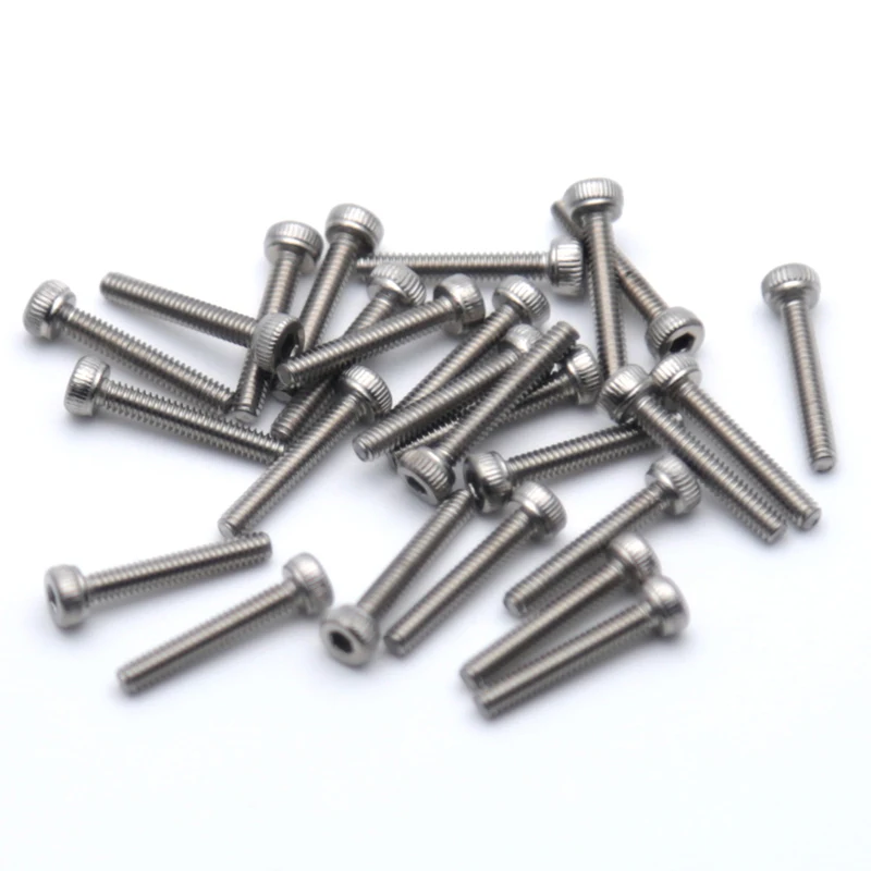250pc/set Assortment Kit Set A2 Stainless Steel Hex Socket Screw Bolt Nut M2 Cap/Button/Flat Head Assortment Kit
