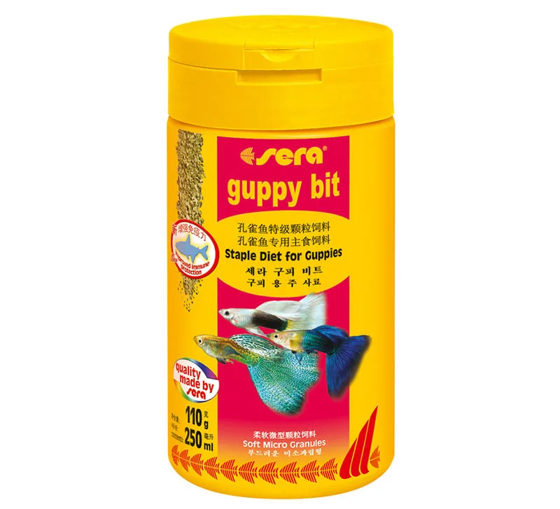 Маленькая тропическая гранулы Sera guppy fish медленно Тонущая Рыбка питание|fish food|fish