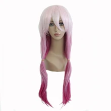 Mcoser 75 см синтетический розовый микс Цвет Косплэй парик костюма Высокая Температура Волокно волос wig-087a