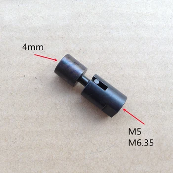 

Methanol Ship Model Motor Connection Universal Joint M5 M6.35 Hard Shaft Connector Steel Cardan RC Boat DIY Accessories