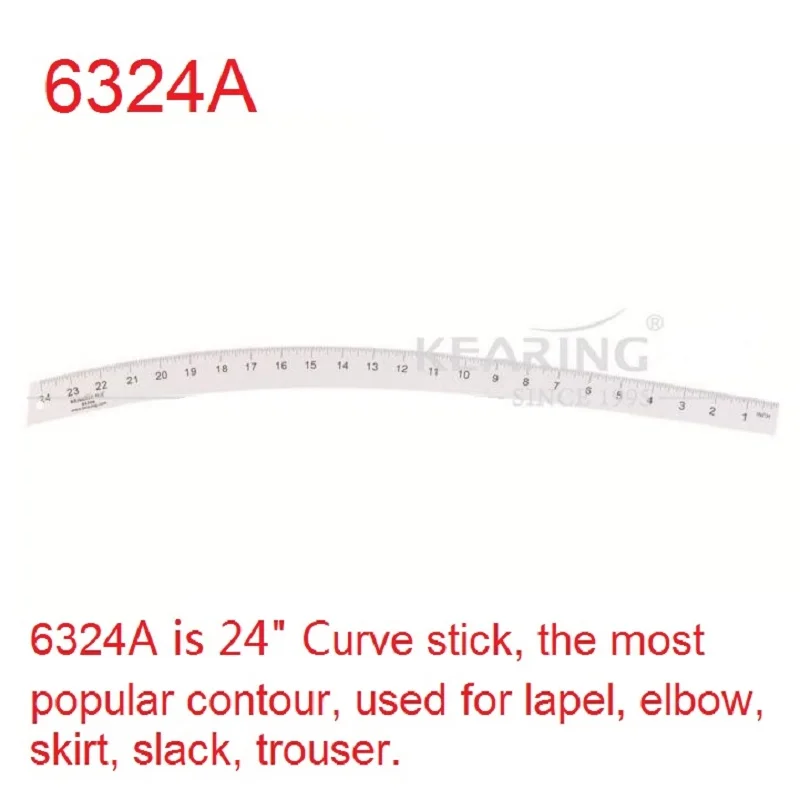 24 дюймов кривая stick металл контура линейка, отличный инструмент для изменения Вышивание узор очень полезно для узор составление # 6324a