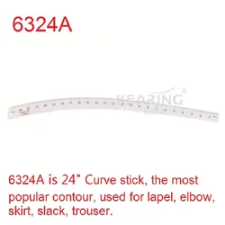Règle de Contour en métal 24 pouces courbe Stick, excellent outil pour modifier le motif de couture très utile pour la rédaction de modèle # 6324A 