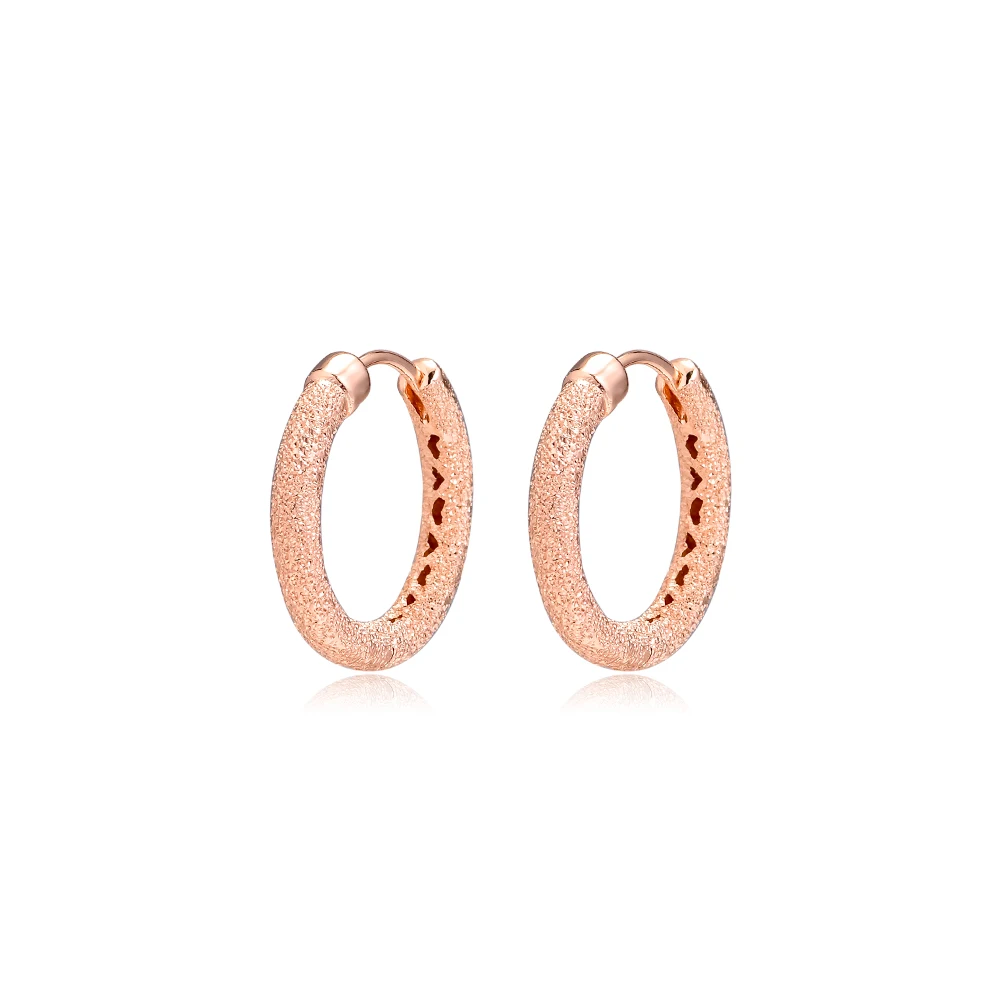 

Fandola Earrings Silver 925 Jewelry Matte Brilliance Hoops Earrings for Women boucle d'oreille femme 2019 pendientes mujer
