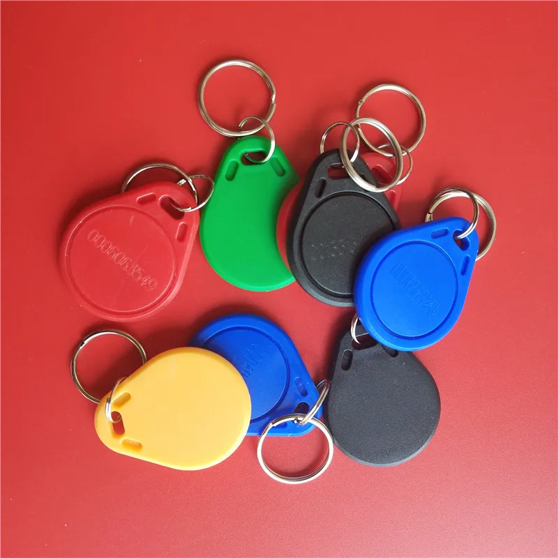 

5Pcs RFID ID Key Card Tags Keyfobs Token TAG Keychain 125KHZ TK4100