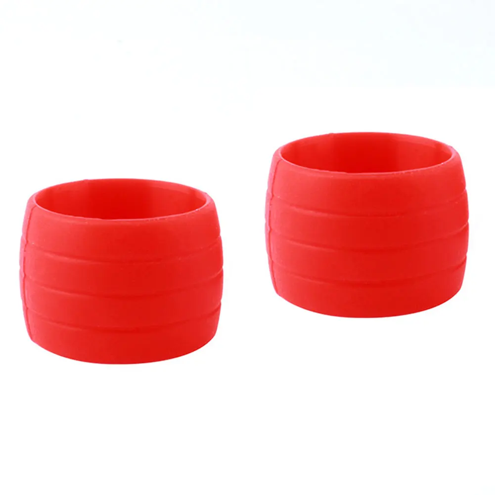 

2PCS Bicycle Anti-slip Tape Round Silicone Accessory Cycling Elastic Soft Road Bikes Fixing Ring Wrap Belt Fasten