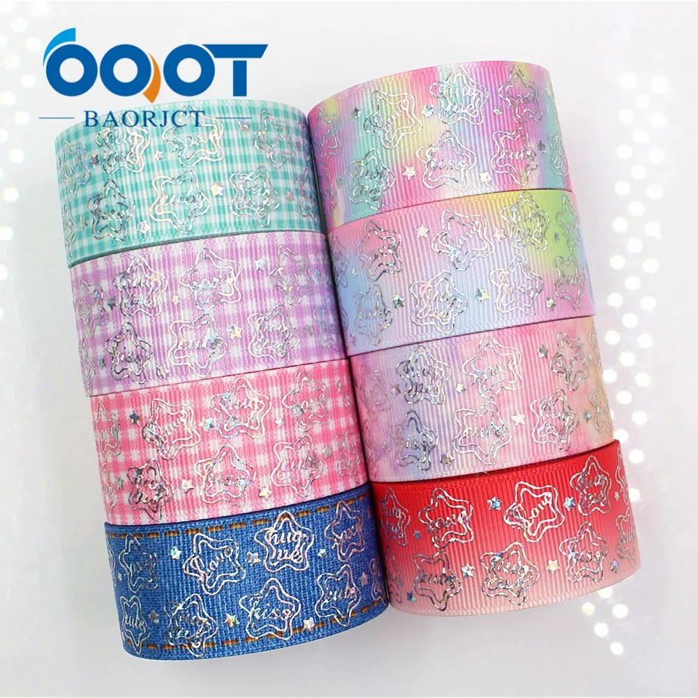 OOOT BAORJCT G-18609-385 25 мм 10 ярдов лазерная серебряная в форме сердца с принтом love