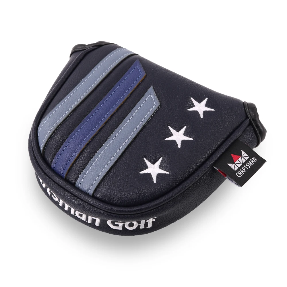 Защитный чехол для головы гольфа из искусственной кожи|golf putter cover|putter covermallet cover |