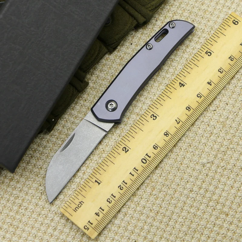 LOVOCOO A03 9cr18mov лезвие титановая ручка Флиппер Складной нож Открытый Отдых Охота карманные тактические Фруктовые Ножи EDC инструменты