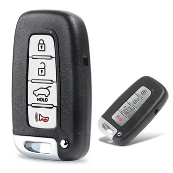 Keyforkess per Hyundai Equus Genesis Coupe Genesis Sedan per Kia Optima Forte di Ricambio 3 Tasto Chiave A Distanza di Chiave Dell'automobile Borsette caso Fob - KEYECU per Hyundai Equus Genesis Coupe Genesis Sedan per Kia Optima Forte di Ricambio 3