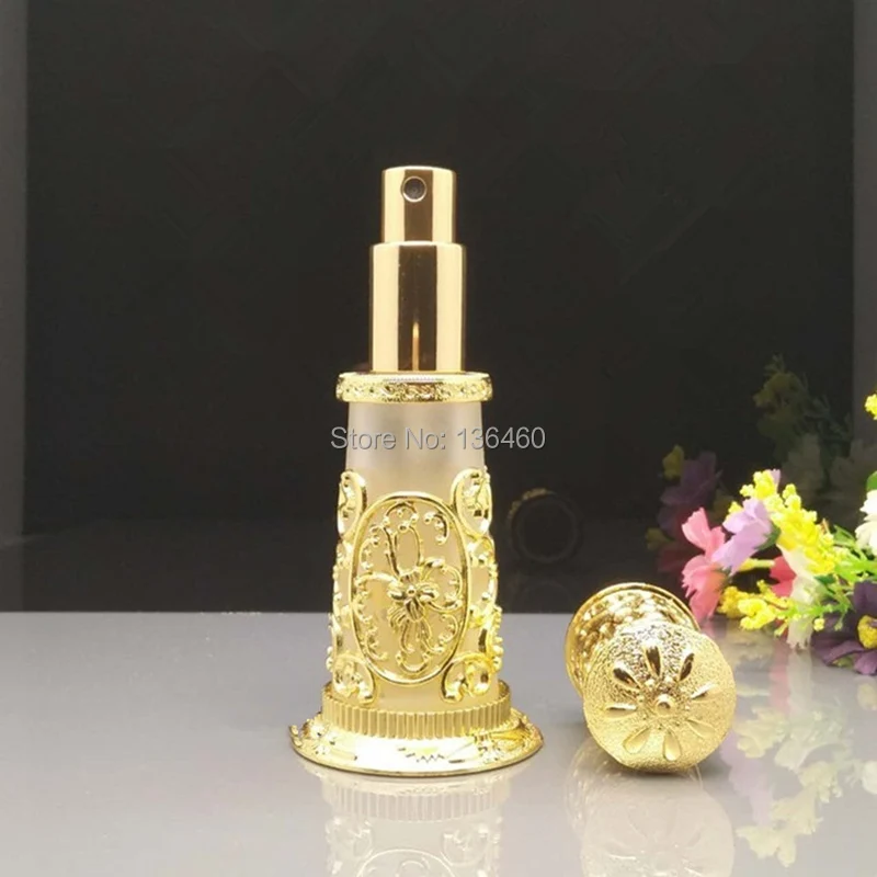 gold spray perfume bottle