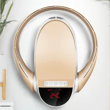 32 Вт Электрический вентилятор настенный вентилятор без лопастей вентилятор с таймером и пультом дистанционного управления ЖК-монитор показывает температуру