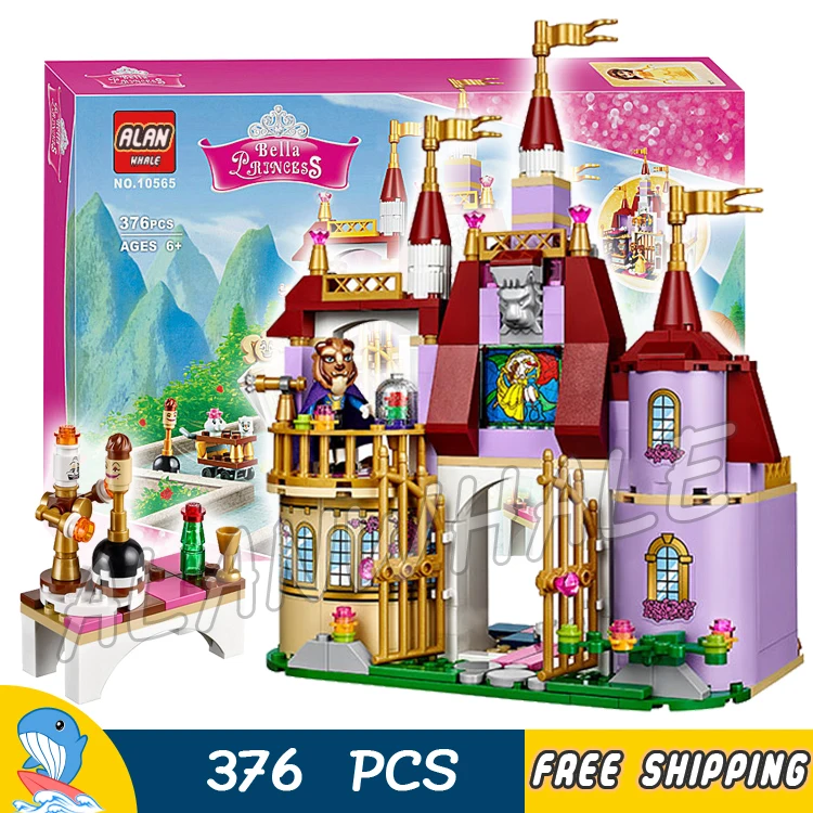 

376pcs Princess Friends Belle's Enchanted Castle Bakery 01010 Figure 3D Building Blocks Assemble Toys Compatible With LegoING