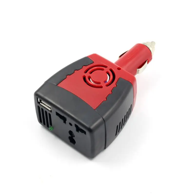 Hot 150W Car Inverter USB Power Supply DC 12 V - AC 220 Converter with 2.1A Dual Adapter Universal Socket | Автомобили и