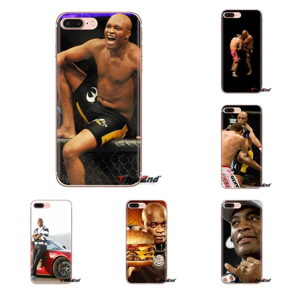 Anderson Silva обои для Xiaomi Mi3 Samsung A10 A30 A40 A50 A60 A70 Galaxy S2 Note 2 Grand Core Prime прозрачный чехол из