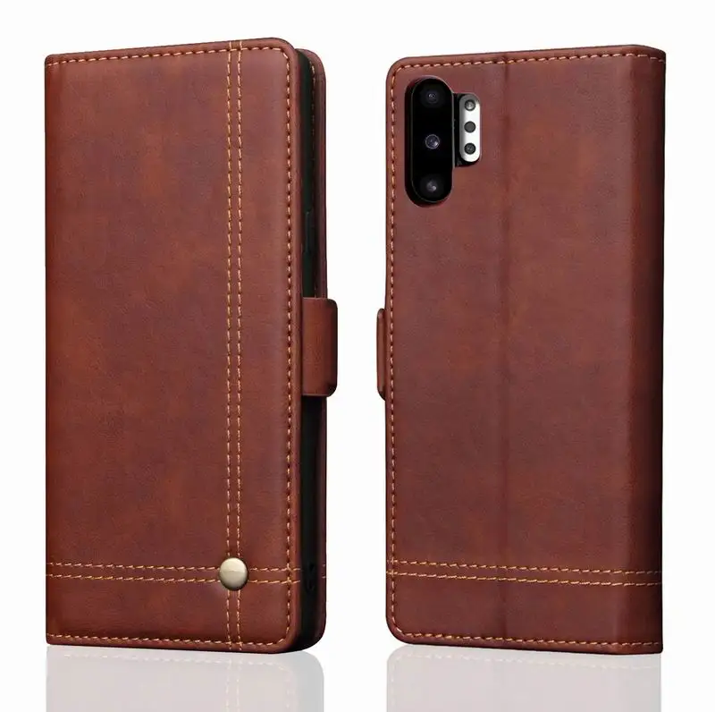 

Slim Magnetic Book Case For Samsung Galaxy Note 10 Note 9 Flip Phone Wallet Soft Cover For Samsung Note10 Pro Etui Coque