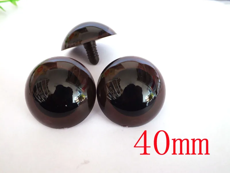 30pcs 40mm Safety eyes Brown Large size safety eyes DIY Craft Bear Doll Animal Puppet Toy Doll Accessories animal safety whistles for car warning sound alarm 2 pcs alerting deer antelope moose kangaroos for auto safety accessories