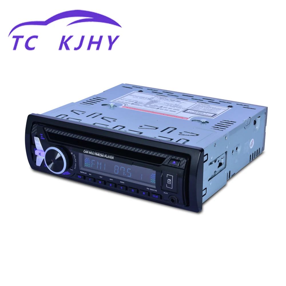 

Two Ways Vehicle DVD FM Transmitter Auto Car MP3 Player Leads USB Microphone Interface Bluetooth Car Audio Player Display