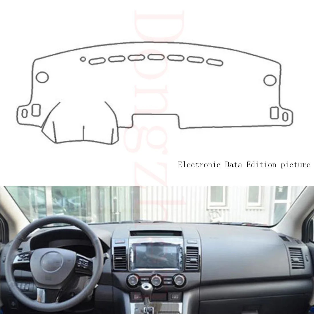 

Dongzhen Car Dashboard Mats Cover Fit For Mazda 8 2011-2016 Avoid Light Pad Instrument Platform Dash Board Cover Car Styling