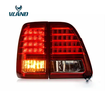 

VLAND Factory For Car Tail Lamp For Land Cruiser LED Taillight 2000 2005 2007 Land Cruiser LC100 Tail Light DRL+Reverse+Signal