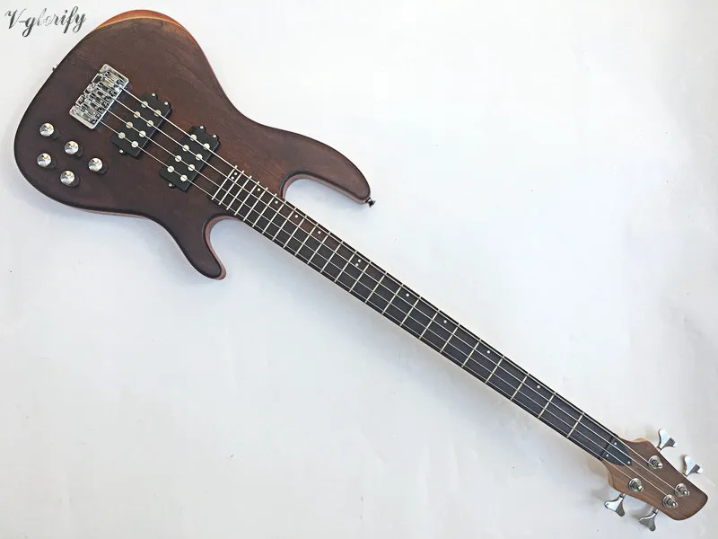 2019 factory new high quality 4 string active electric bass guitar