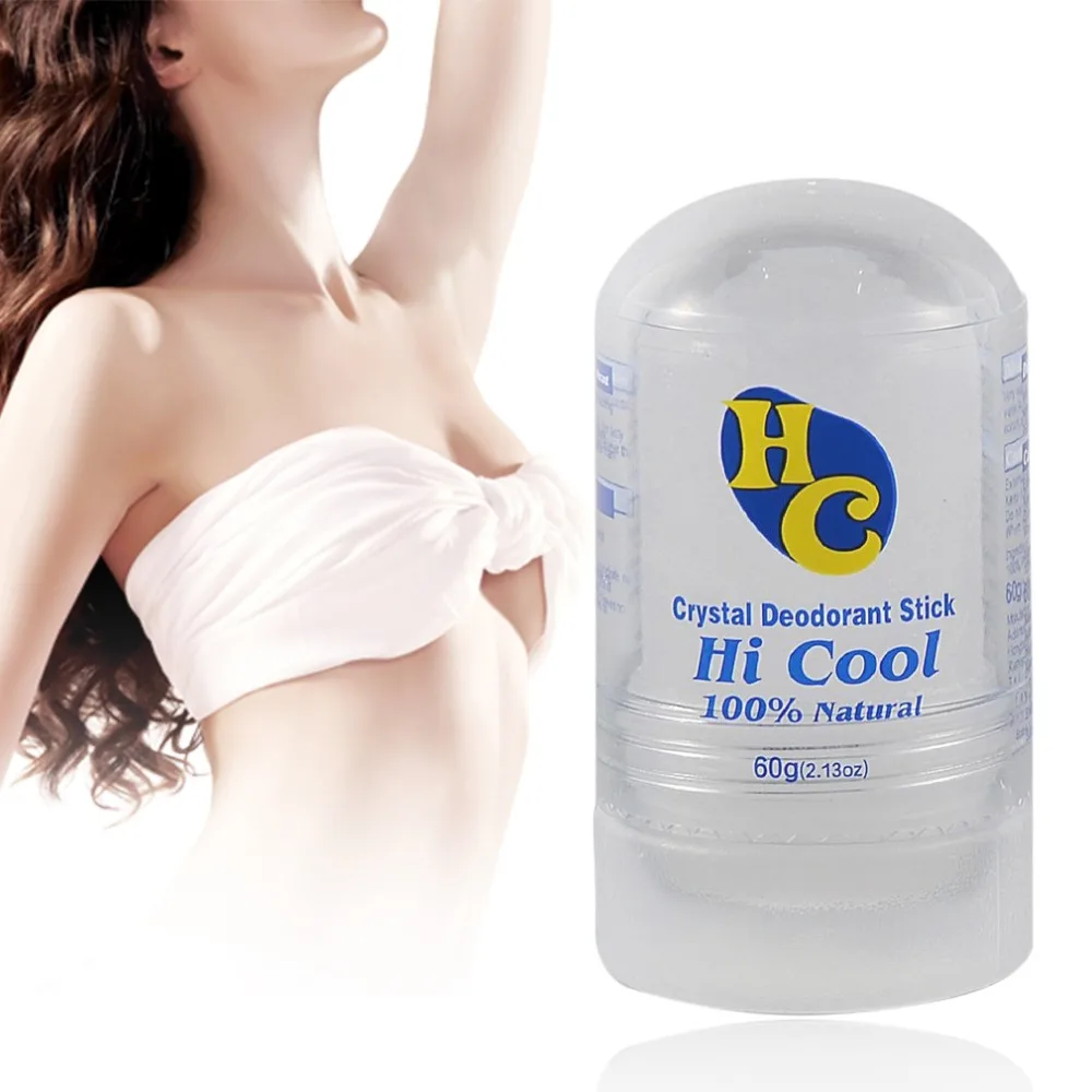 Antiperspirant Crystal Deodorant Underarm-Odor-Remover Alum Stick-Body Natural 60G Food-Grade