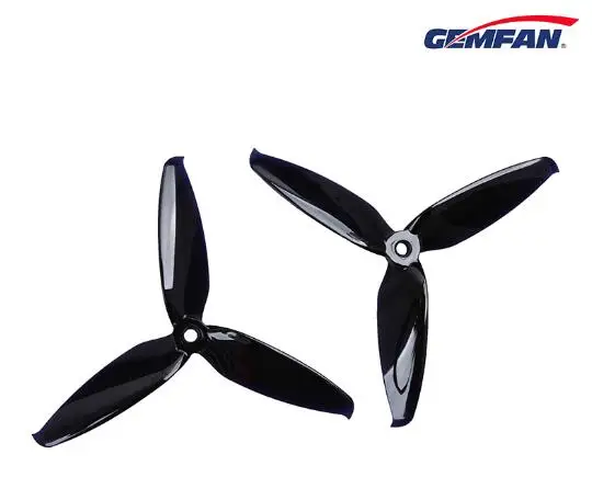 10 пар Gemfan Flash 5552 3 лезвия 5 дюймов PC Propeller CW CCW prop совместим с FPV Racing Drone frame|Детали и