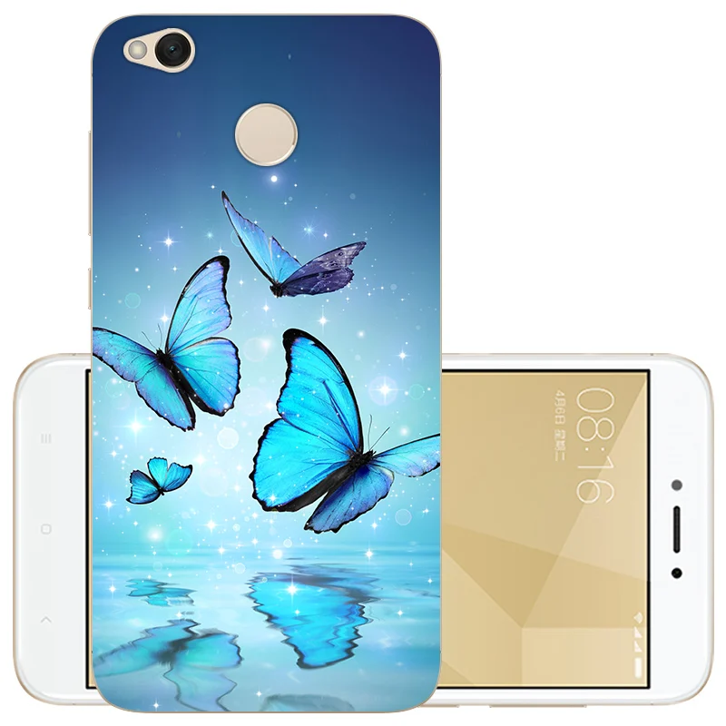 CROWNPRO чехол для телефона Xiaomi Redmi 4X Fundas Мягкий силиконовый чехол для Xiaomi Redmi 4X TPU задняя защита 5," для Redmi4x - Цвет: LHD