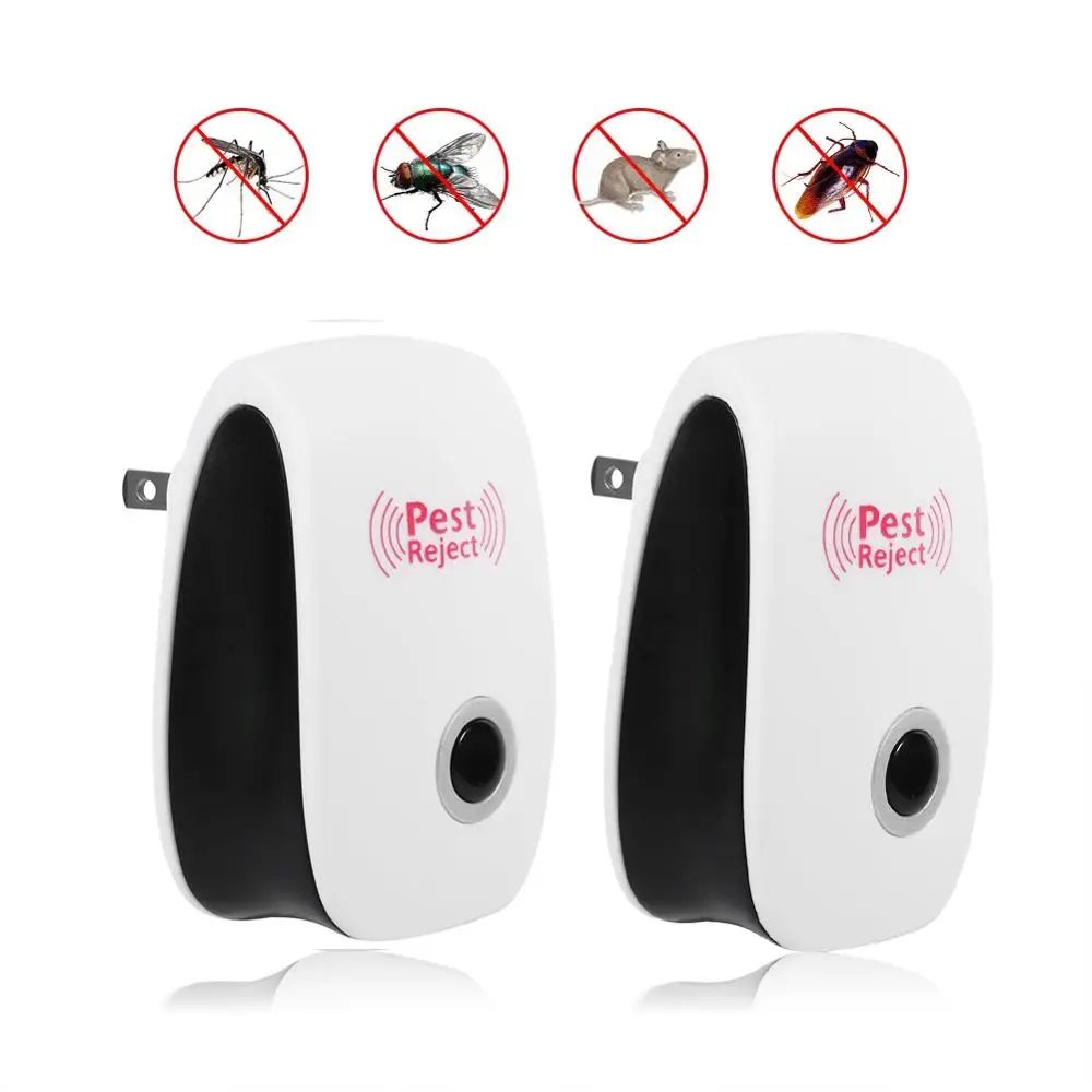 

Electronic Pest Repeller Ultrasonic Rejector Mouse Mosquito Rat Mouse Repellent Anti Mosquito Repeller Killer EU/US Plug