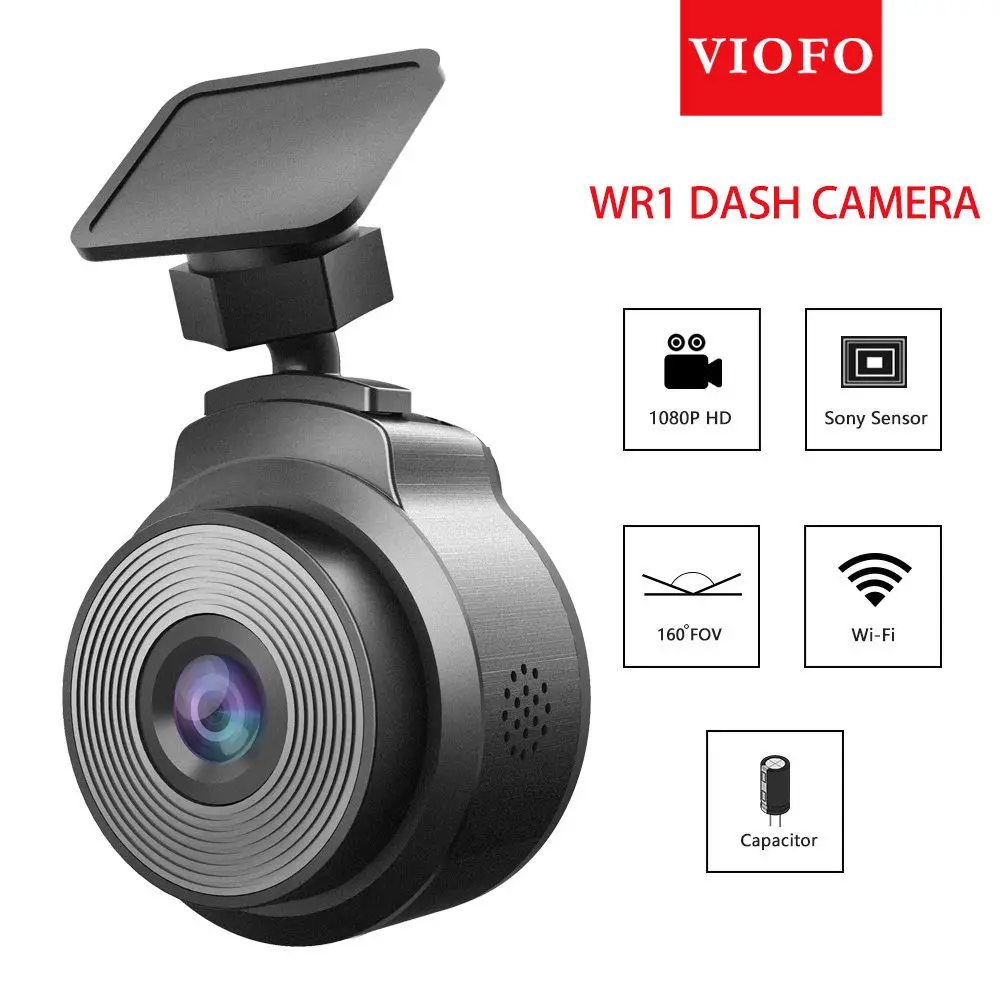 

VIOFO WR1 Capacitor IMX323 Sensor Wifi HD 1080P 30fps Car Dash Camera DVR Recorder Motion Detection Novatek 96655