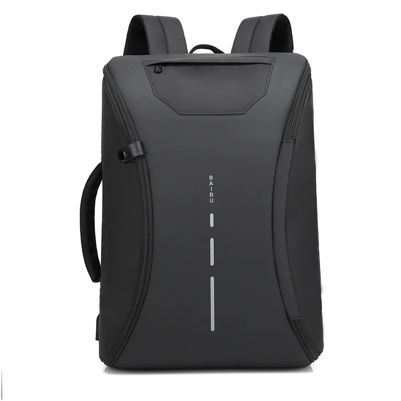 

2018 New Men's Large Capacity Multi-function Backpack Waterproof Travel Backpack USB Charging Casual Computer Bag