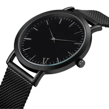 Top Luxury Brand Men’s Watch Stainless Steel Mesh Band Quartz watch Fashion casual men watch clock relogio masculino