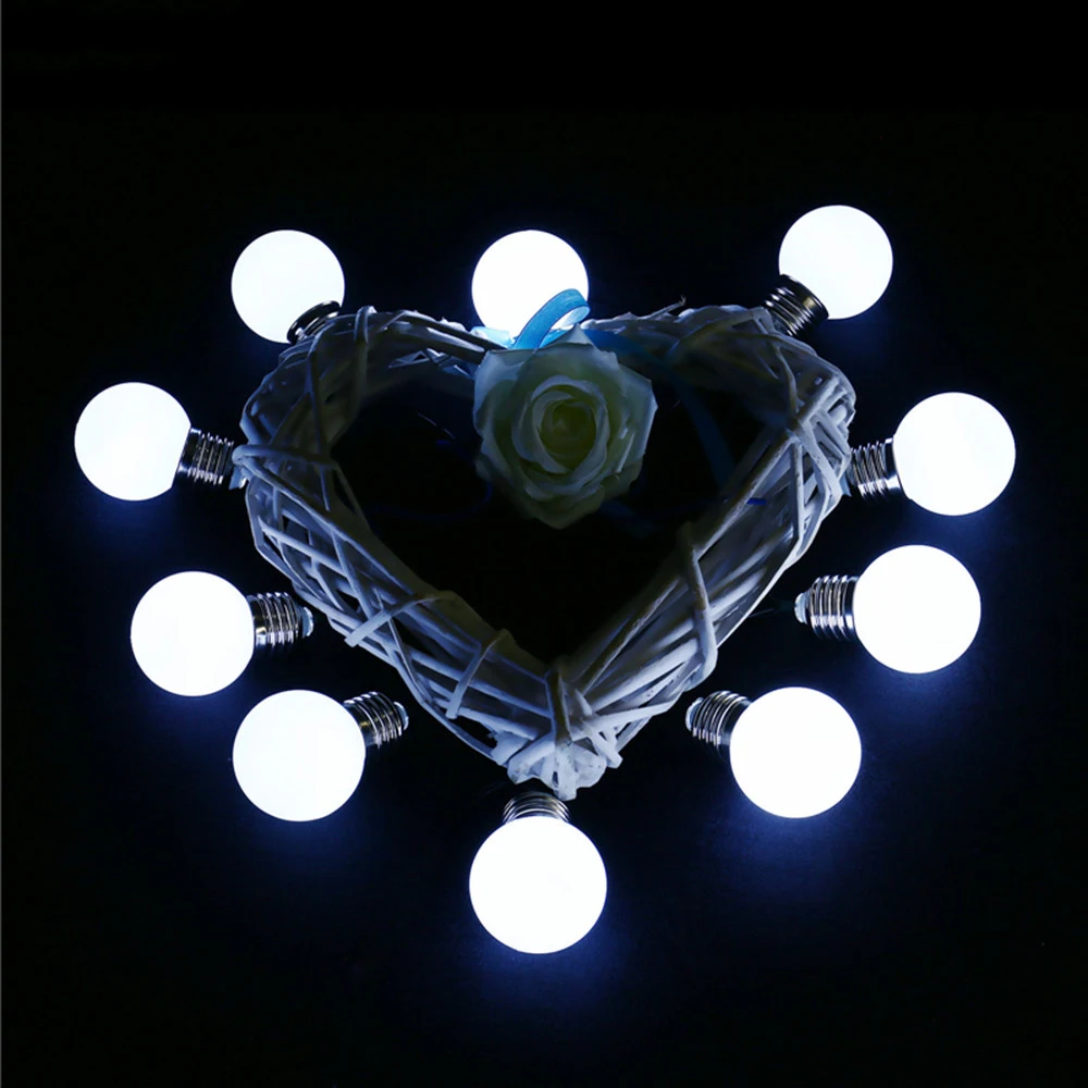 Hola-Lumix 4 m 10 unids G50 bombilla Solar cadena luz impermeable globo bola de Navidad Luces de hadas de Año Nuevo Garland Luces de Decoración LED Hola-Lumix 4 m 10 unids G50 bombilla Solar cadena luz impermeable globo bola de Navidad Luces de hadas de Año Nuevo Garland Luces de Decoración LED