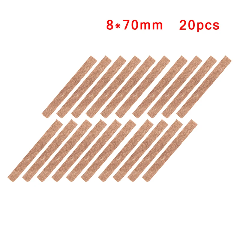 20 шт. свеча ручной работы деревянный фитиль с Sustainer Tab восковой фитиль DIY материал для изготовления свечей 8 мм/12,5 мм/13 мм