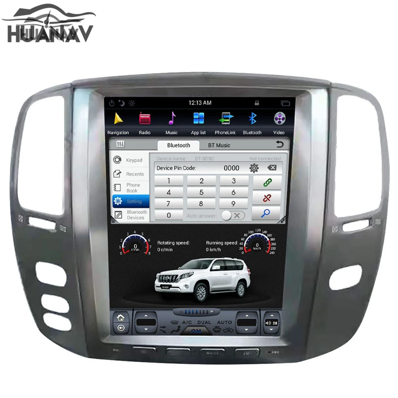 Автомагнитола на Android 7 1 без автомобильного CD DVD плеера GPS навигация для Lexus LX470 2002
