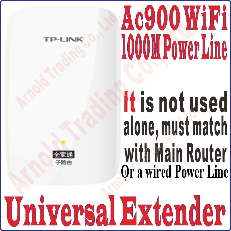 TPLink один универсальный Wi-Fi Extender 1000 Мбит/с Мощность линии адаптер Extender 2,4 ГГц 450 м 5 ГГц 433 м Wi-Fi Hotspot Беспроводной Extender